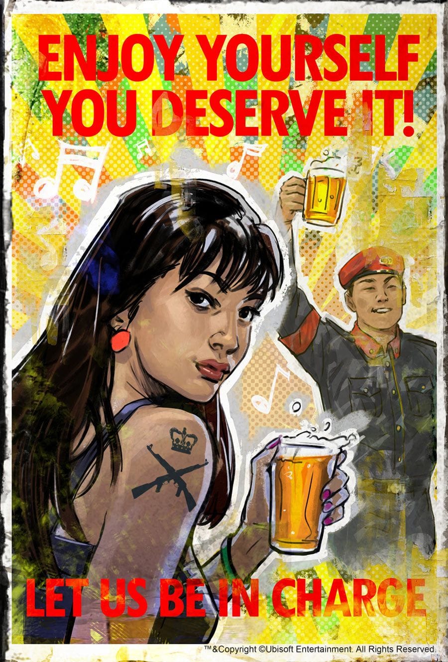 Enjoy Yourself Propaganda Poster Art - Far Cry 4 Art Gallery