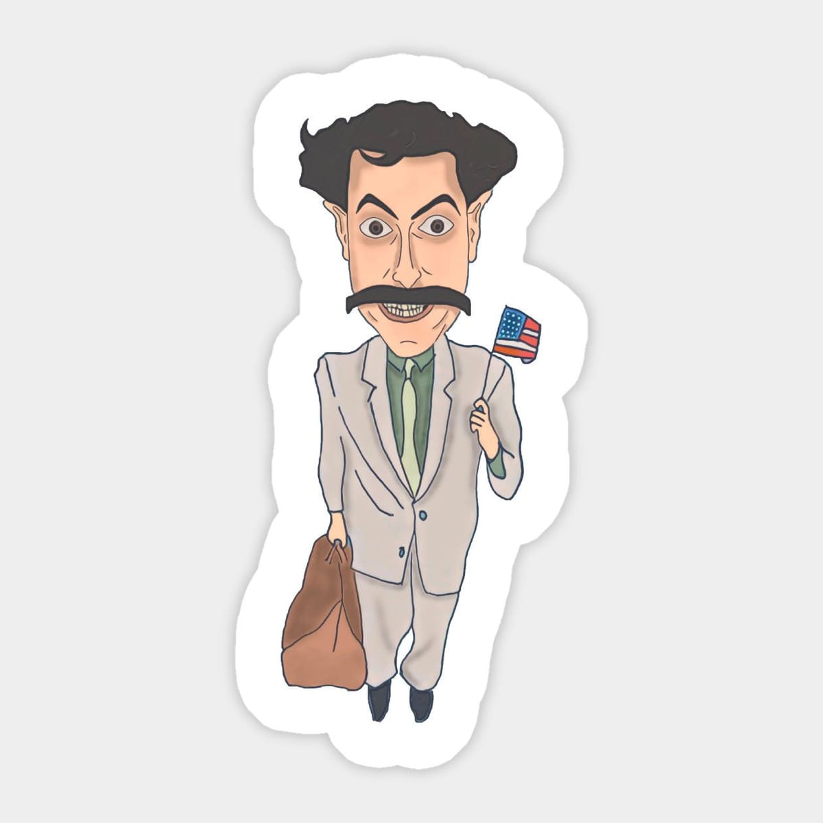 Borat Sticker
