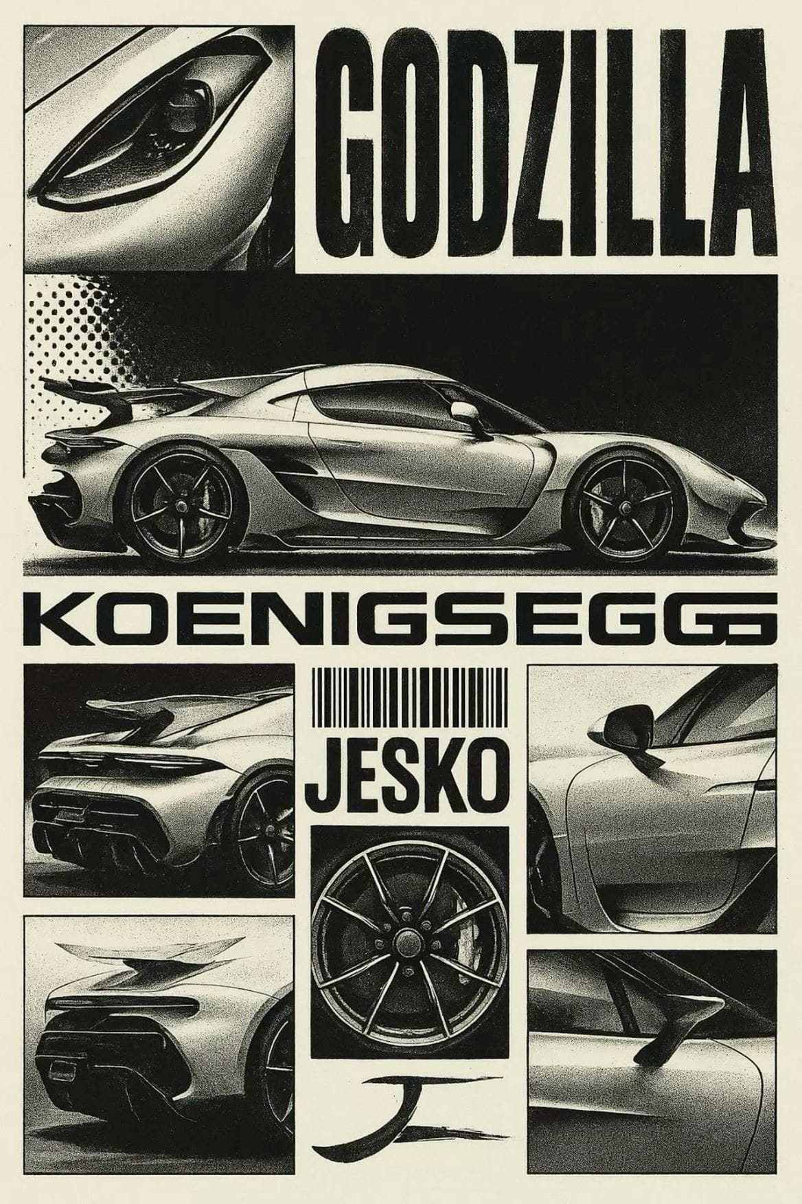 Koenigsegg - blue print