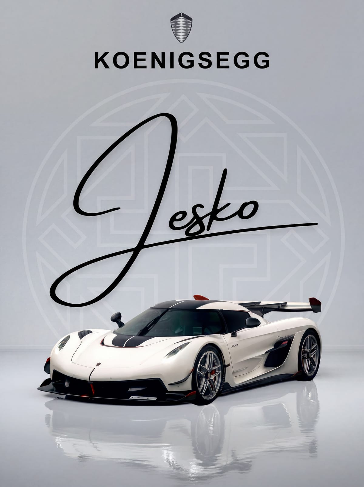Koenigsegg Jesko poster