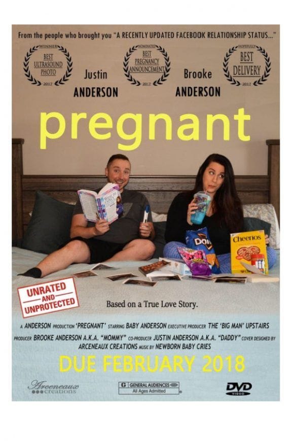 Digital Pregnancy Announcements   'Pregnant' Movie Poster