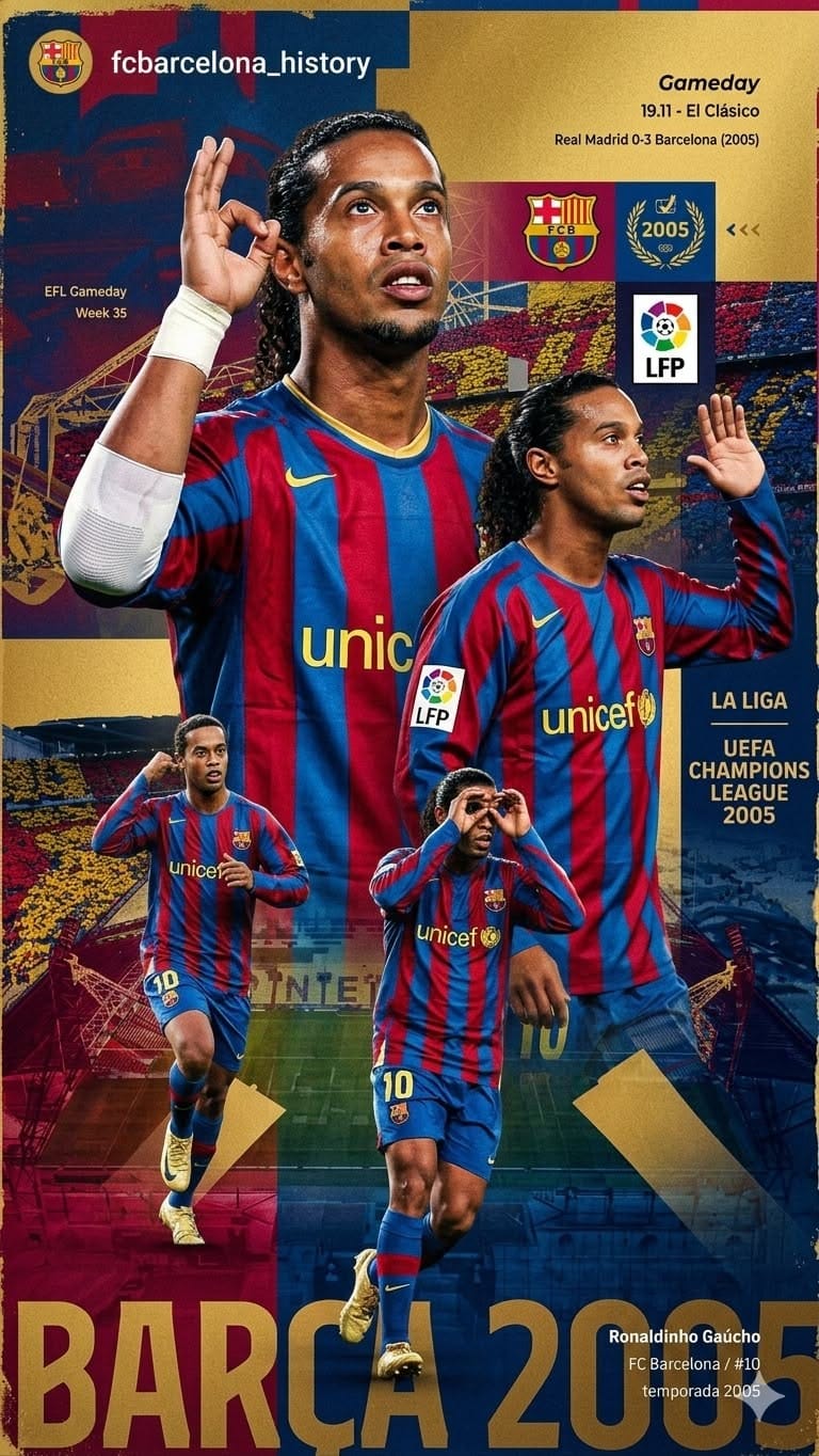 Ronaldinho poster