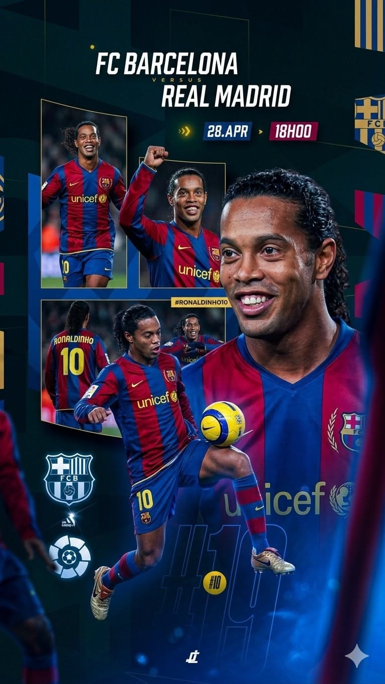 Ronaldinho poster