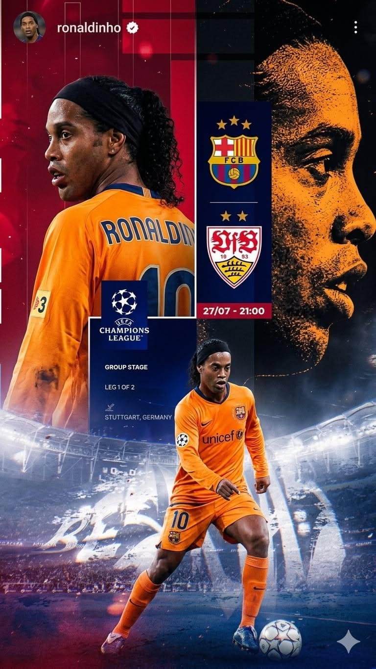Ronaldinho poster