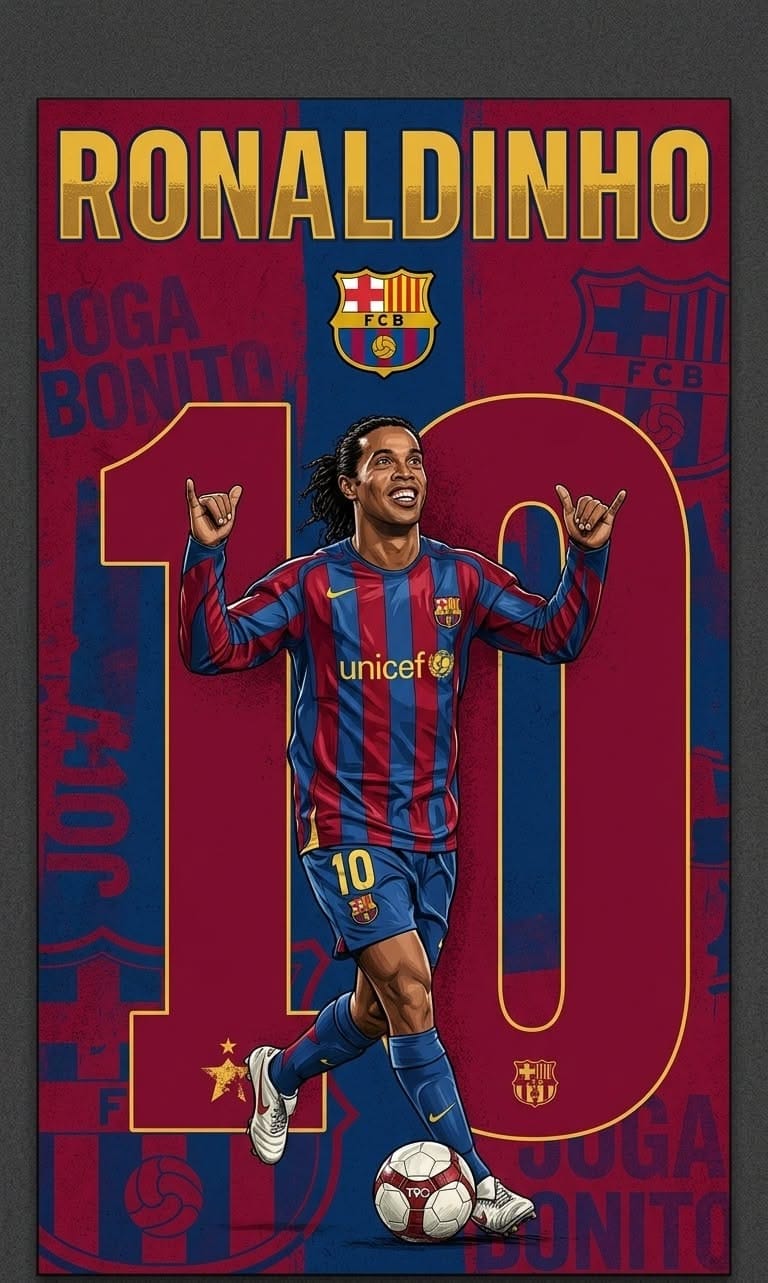 Ronaldinho poster