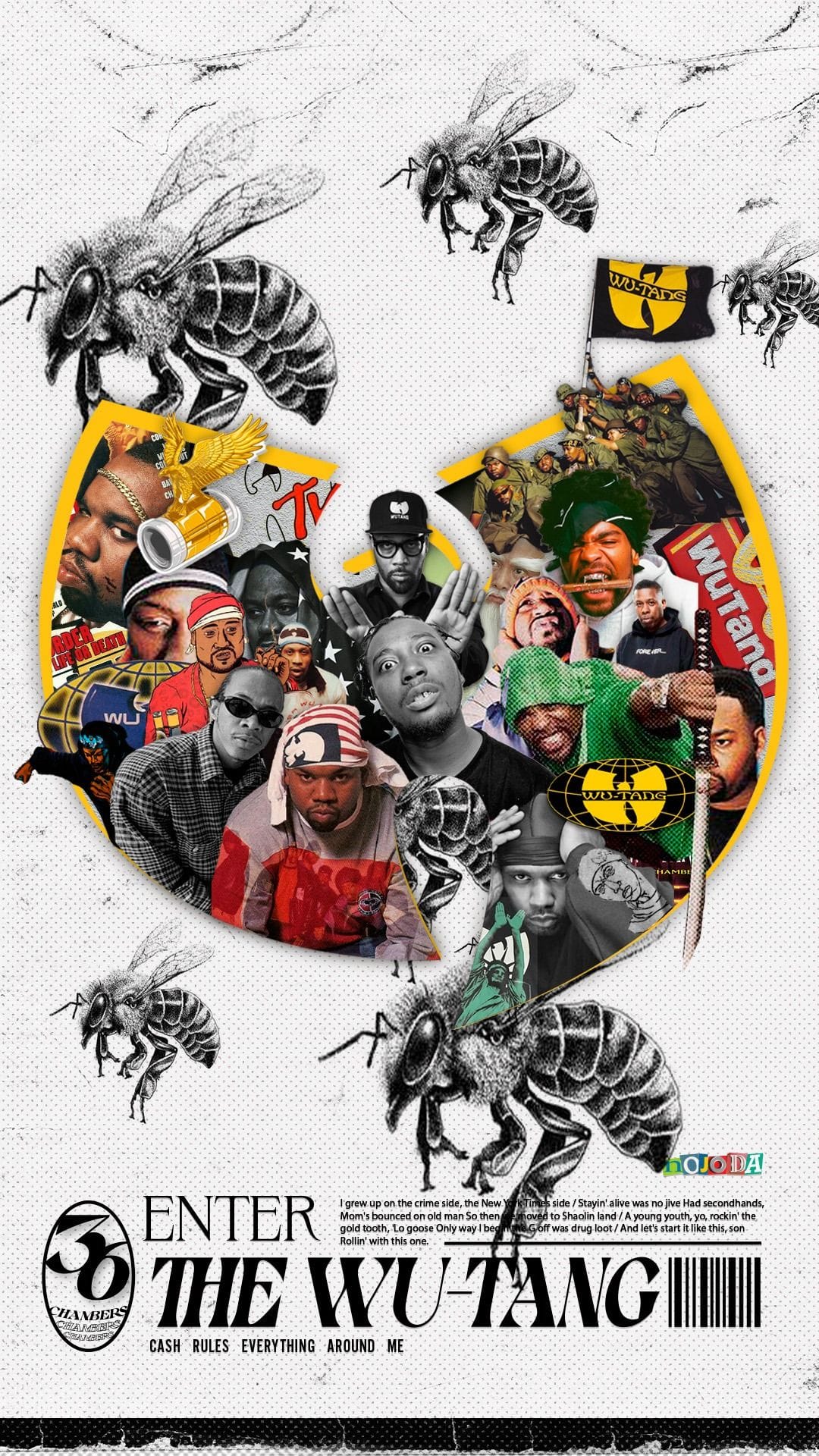 Enter the Wu-Tang 36 chamber (Poster) Wallpaper by @Nojodaclub