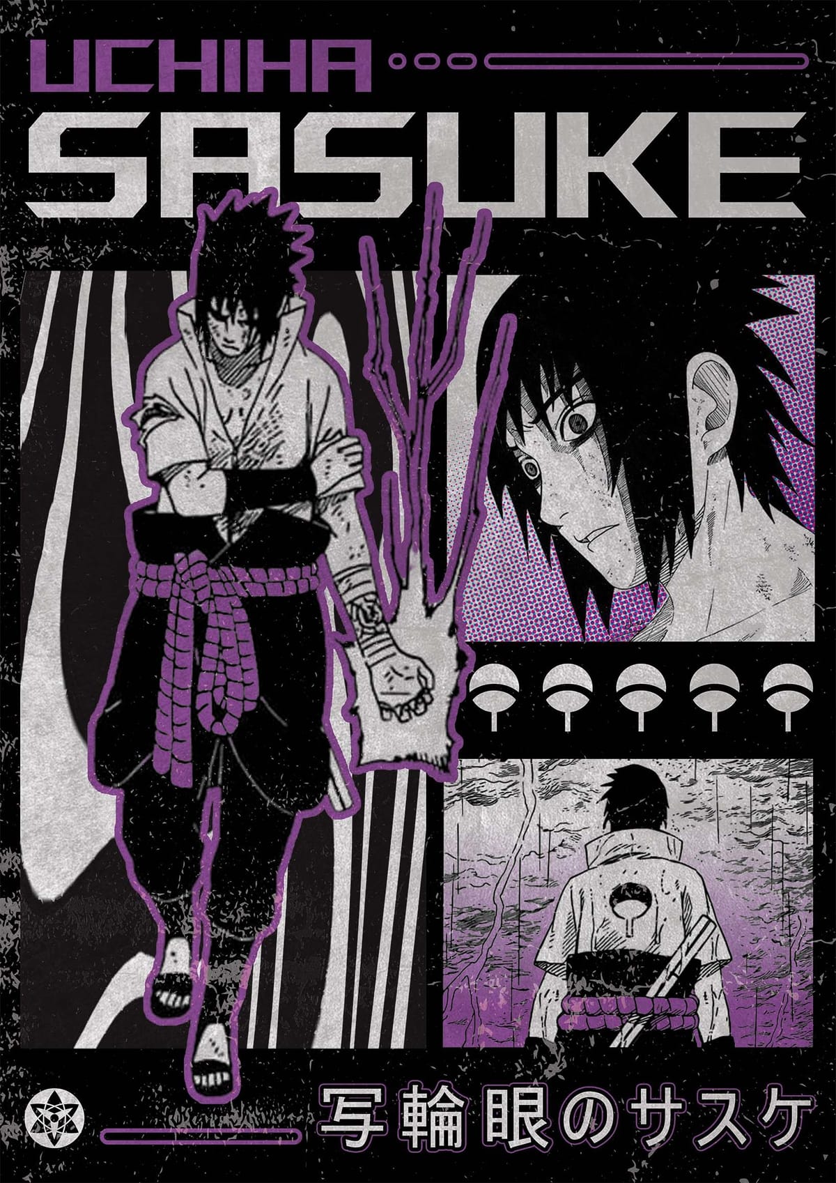 uchiha sasuke poster