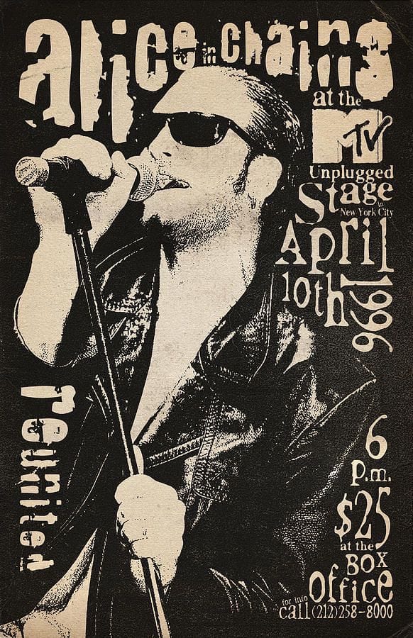 Alice in chains poster