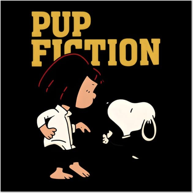 Movie Parody Peanuts Pulp Fiction Poster