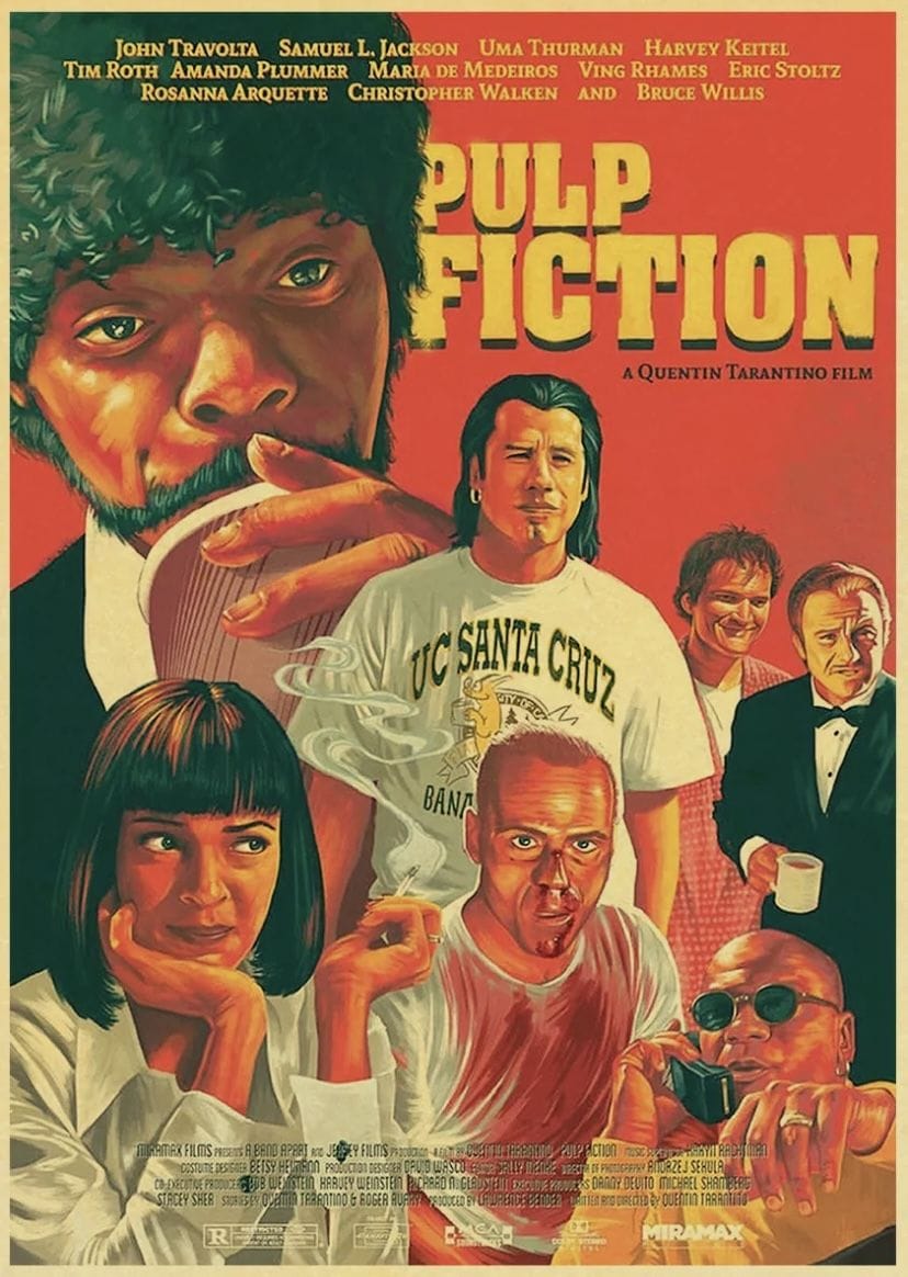Pulp Fiction Movie Poster