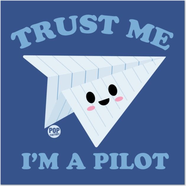 Paper Airplane Poster