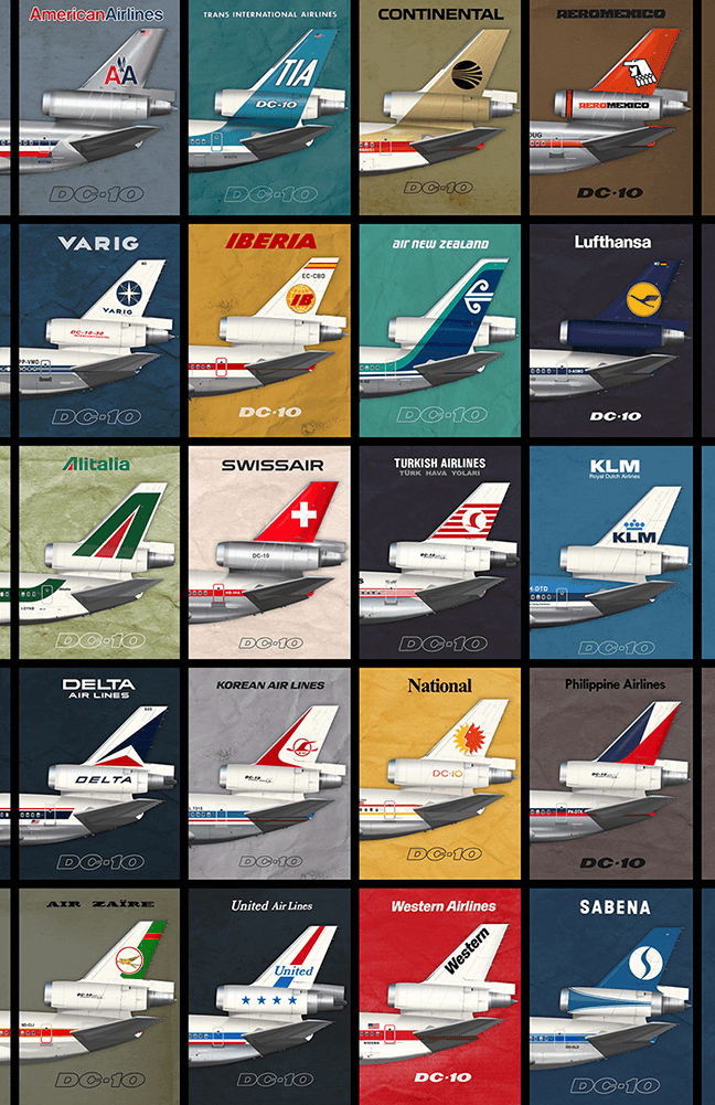 DC-10 Poster