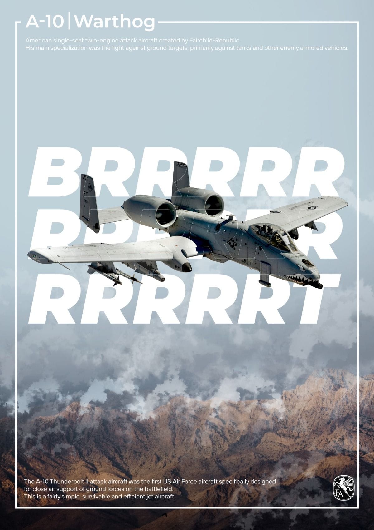A 10 Warthog poster