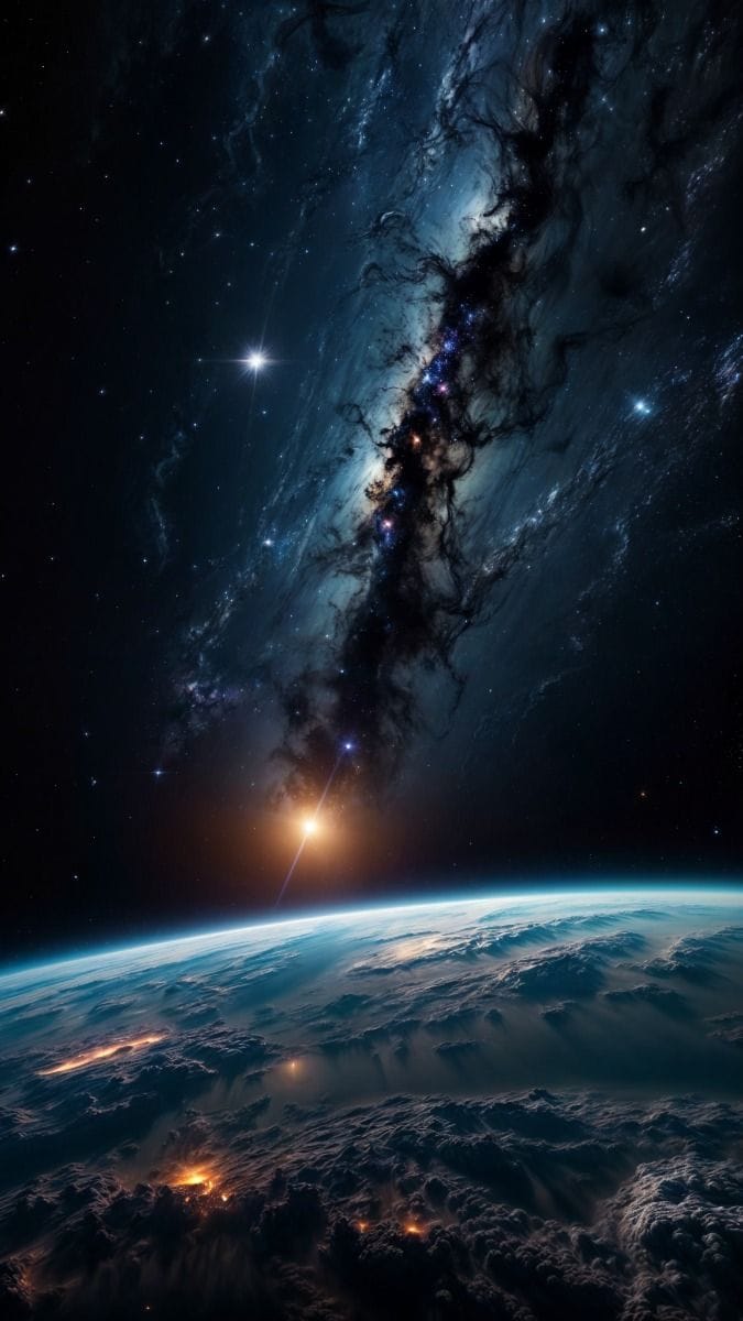 Milky Way from space