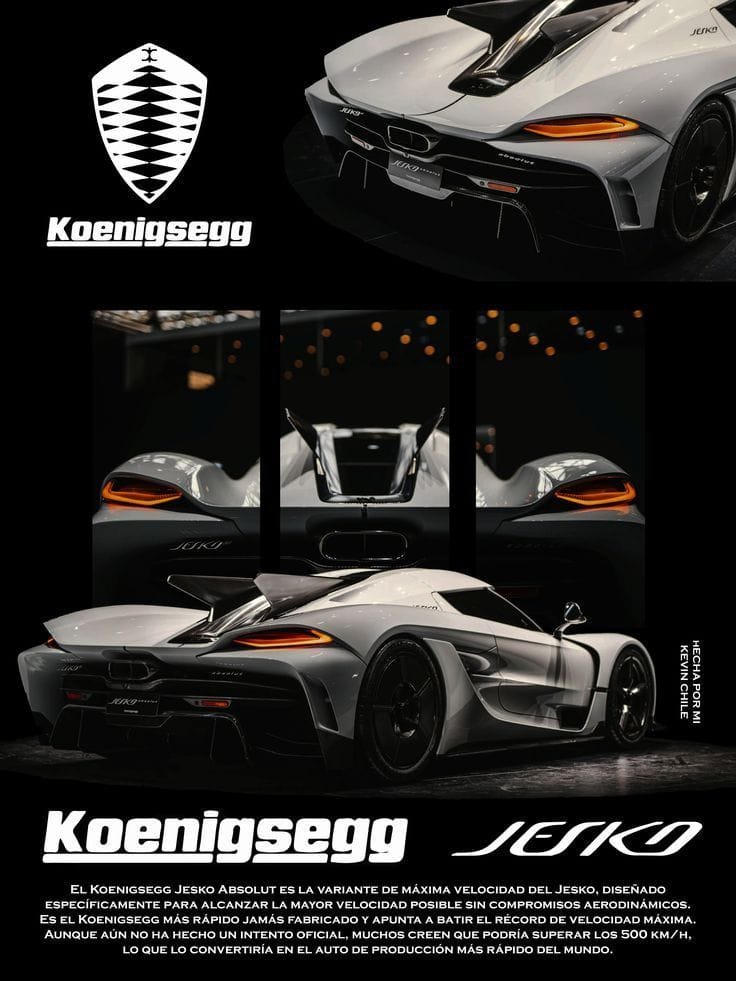 Koenigsegg poster