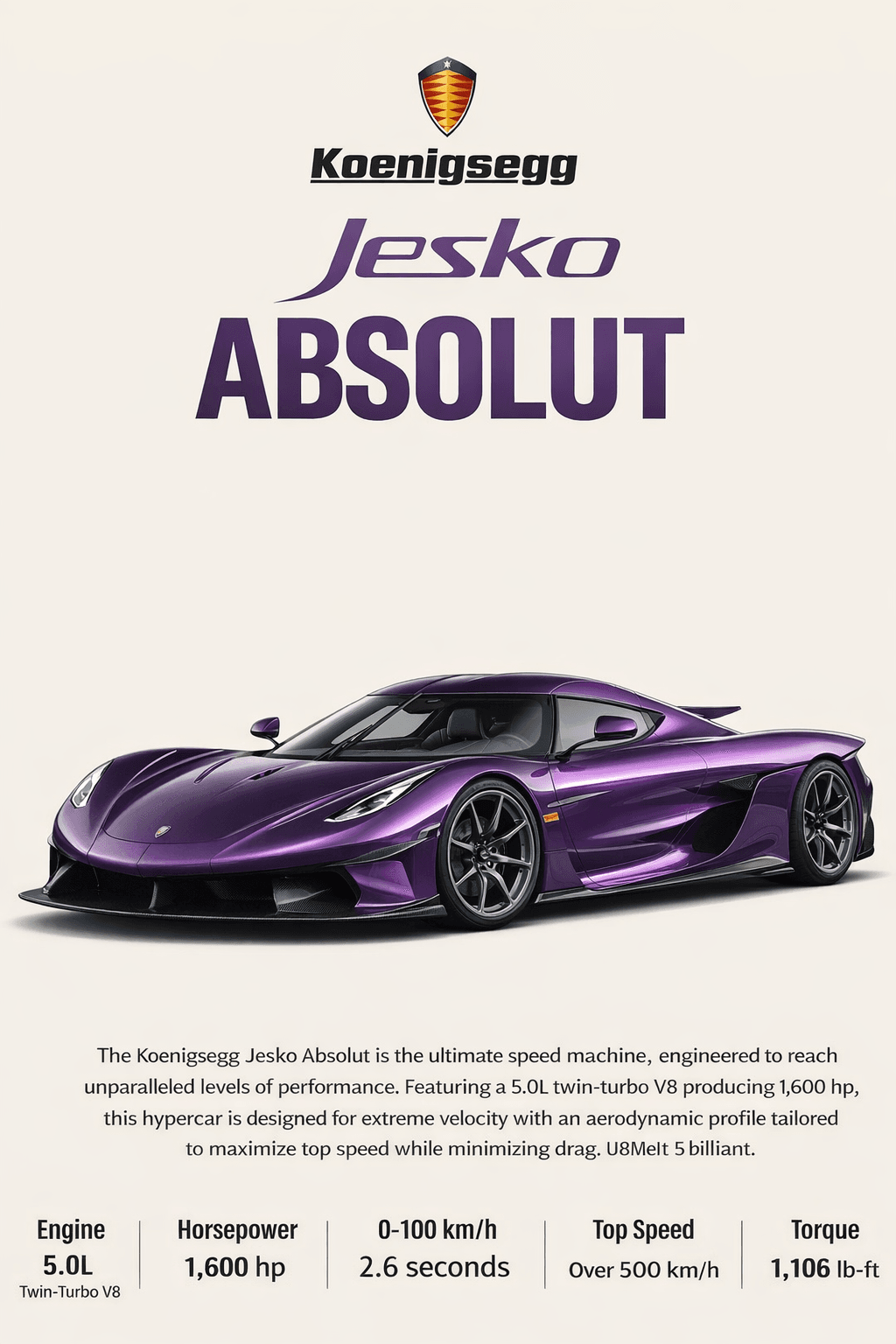jesko absolut 😍