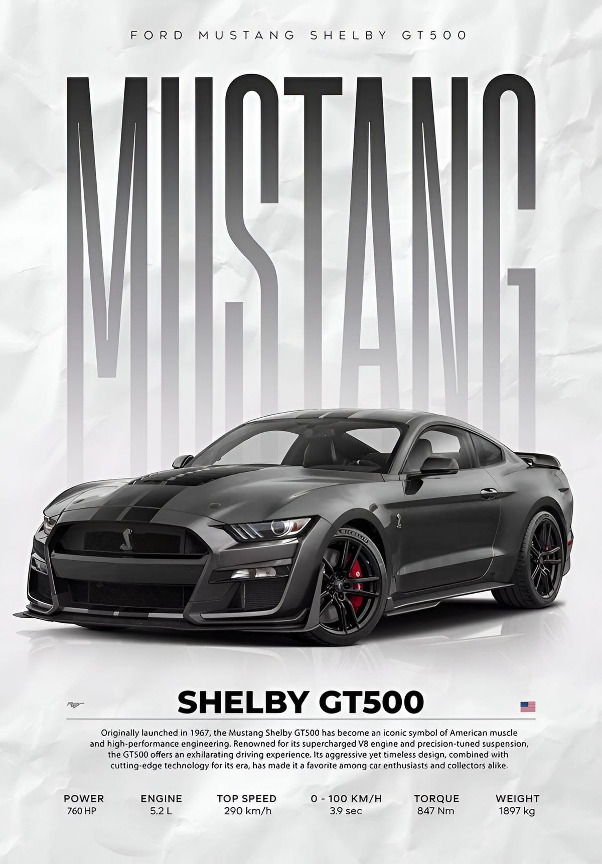 Ford Mustang Shelby GT500 🐎 | Ultimate American Muscle Car Aesthetic