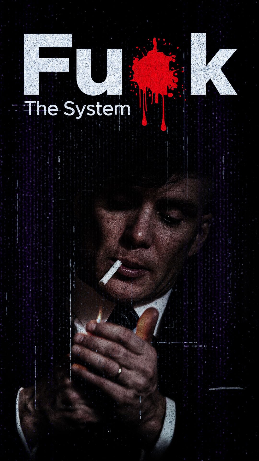 Fu*k the System Poster - Thomas Shelby