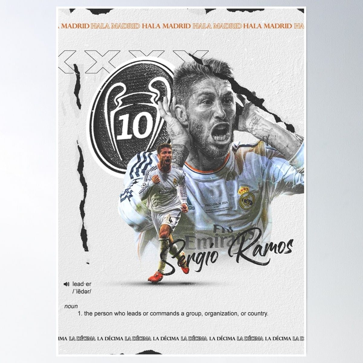 (Poster) Sergio Ramos 2014. La Décima. Poster