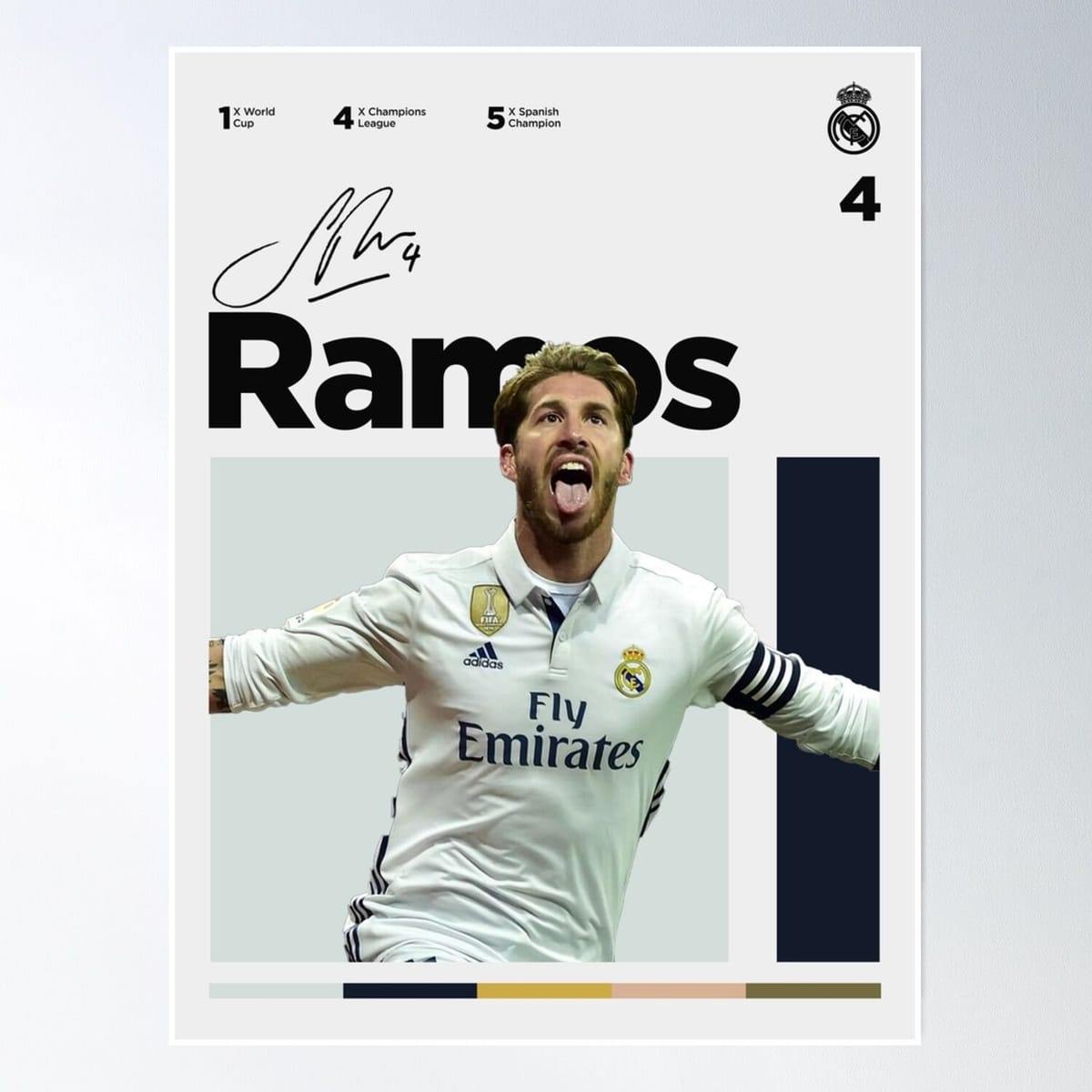 Sergio Ramos Poster Poster