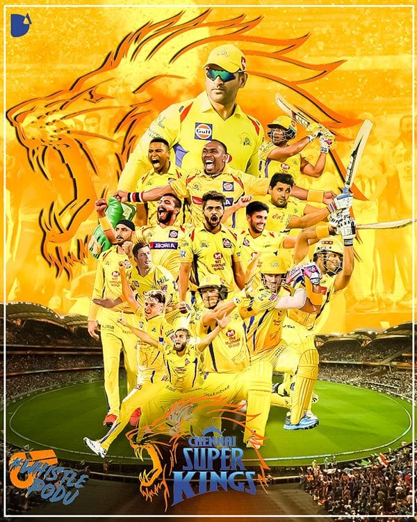 CSK - Poster Desgin - Yogesh Krishnan Murugan