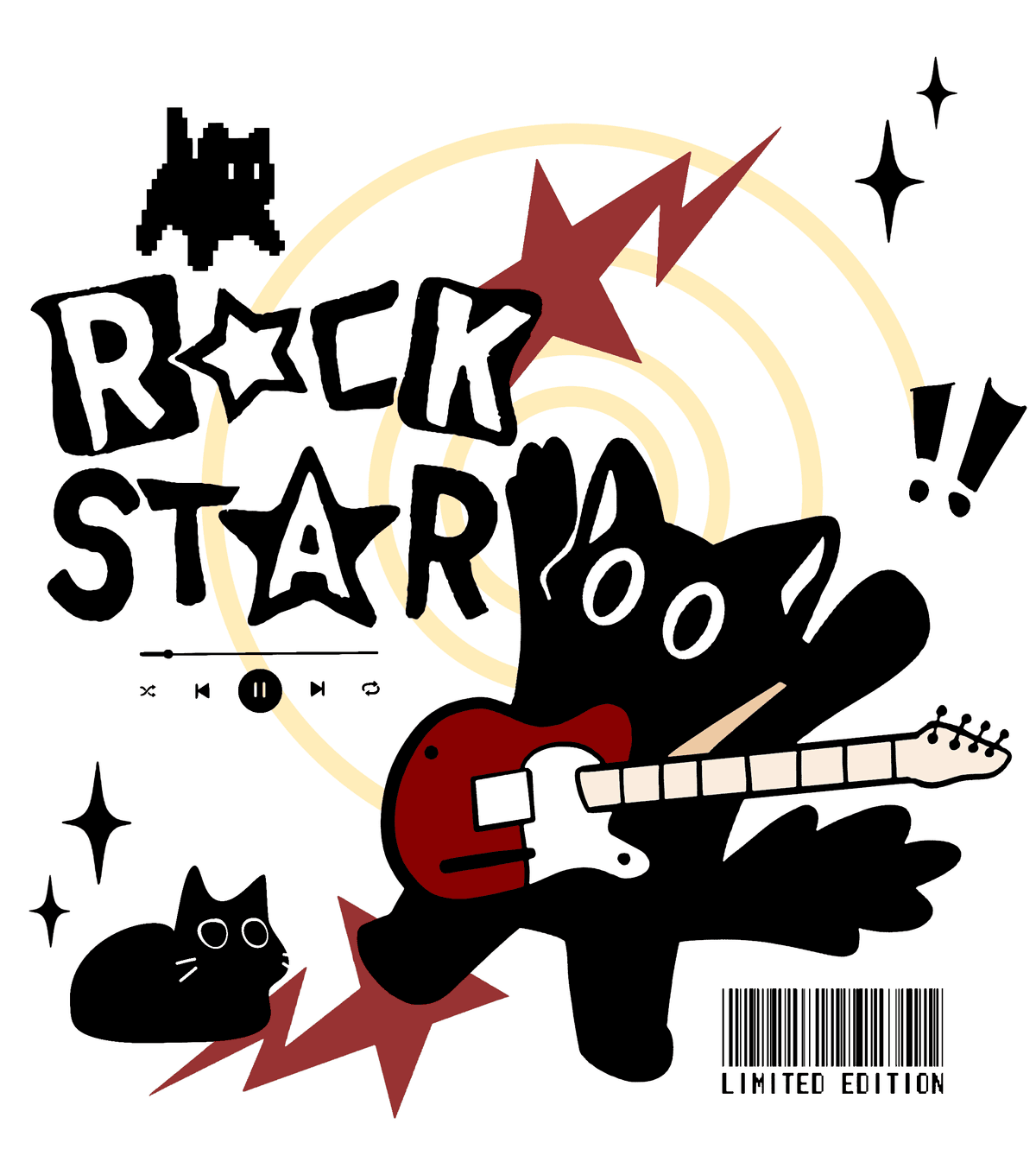 rockstar black cat