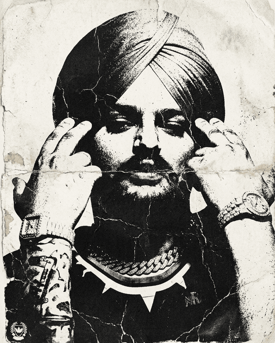 Sidhu moose wala | art | poster