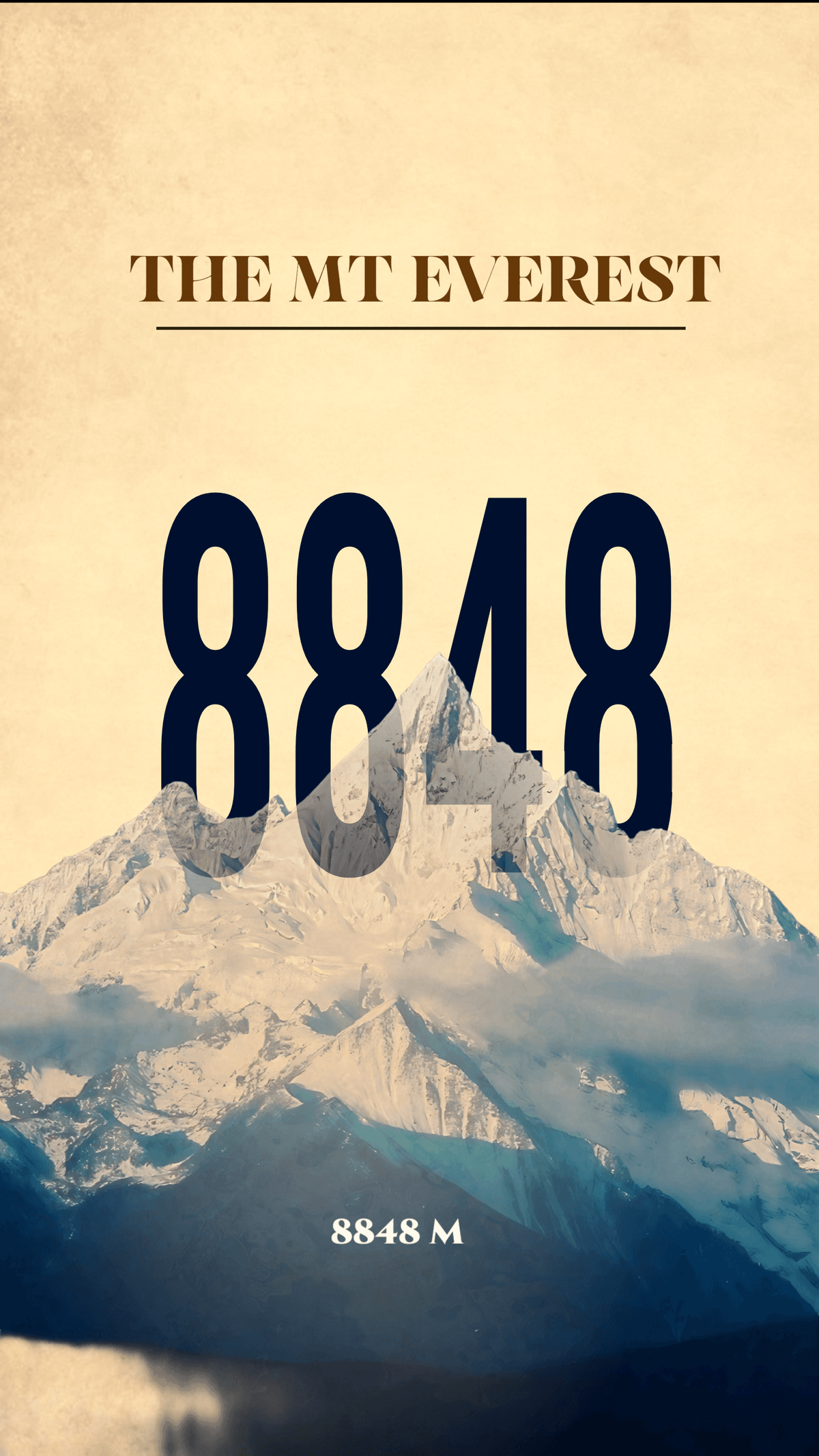 Mt Everest Poster