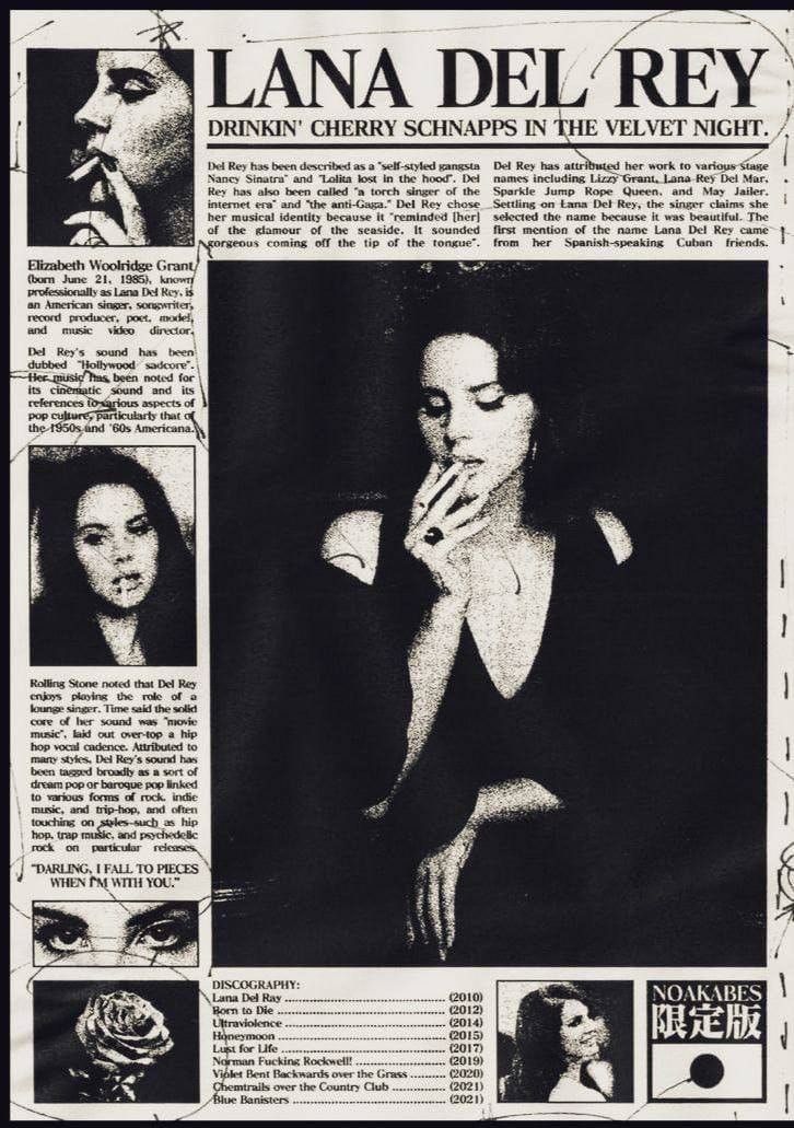 Lana Del Rey poster