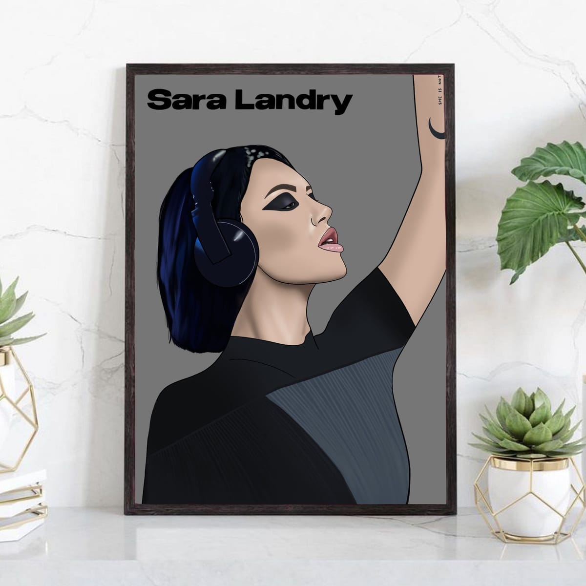 Sara Landry Dj Poster