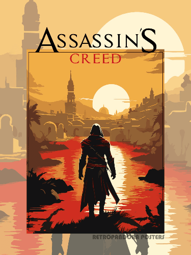 Assassin's Creed retro poster