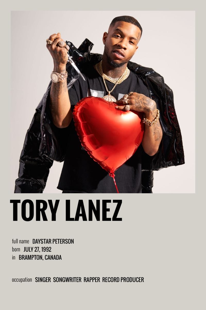 tory lanez polaroid poster ♡