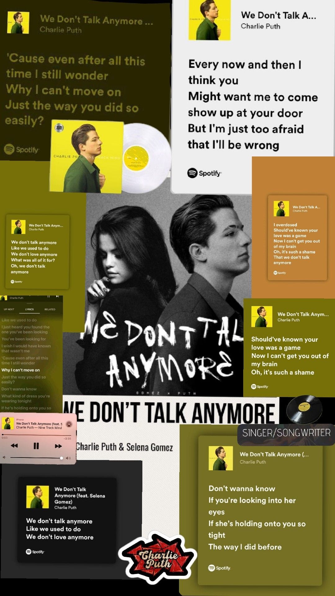 We Don't Talk Anymore poster