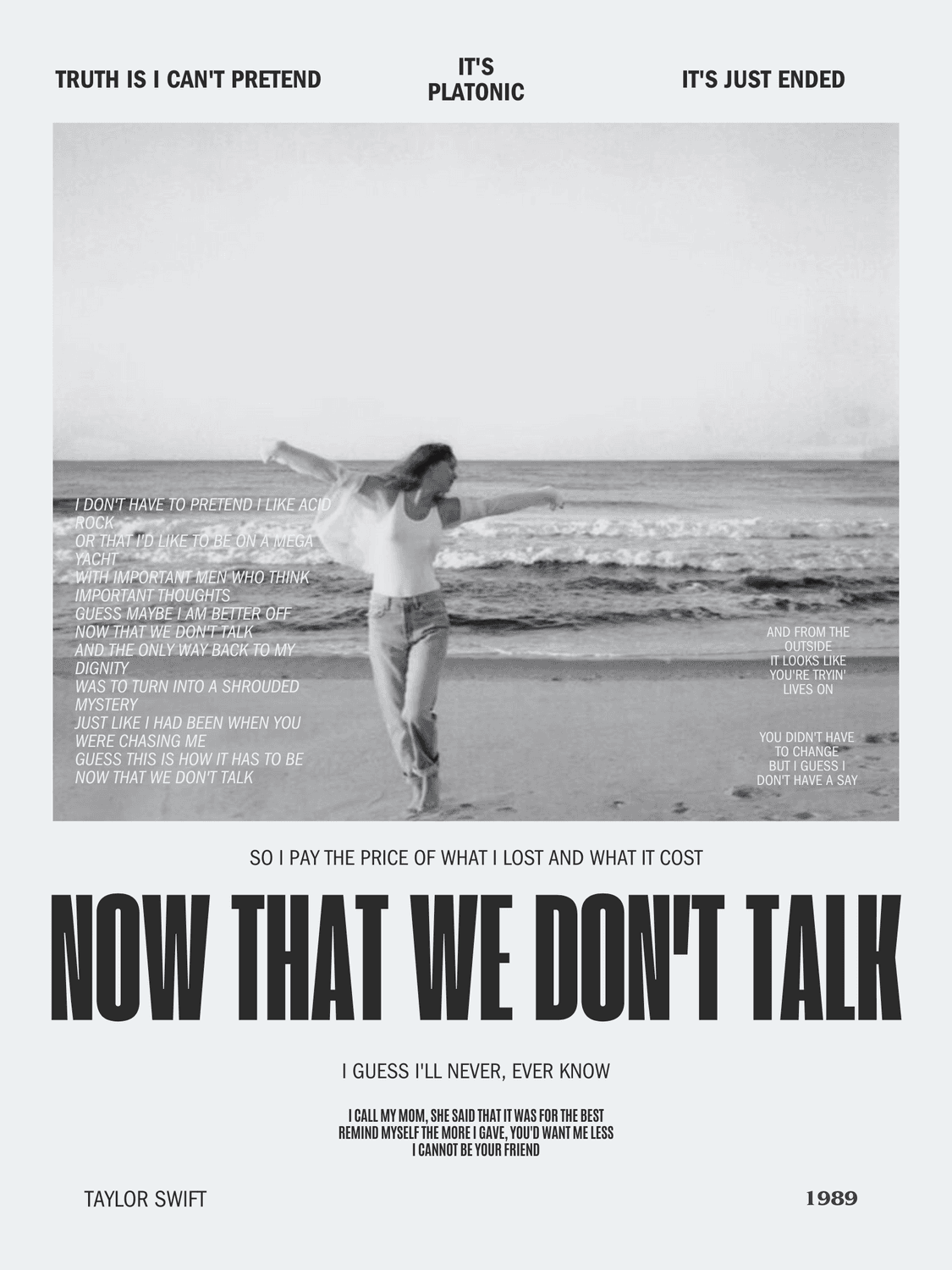 Now that we don't talk 1989 taylor swift