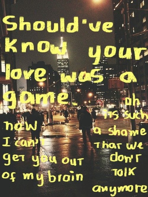 we don't talk anymore