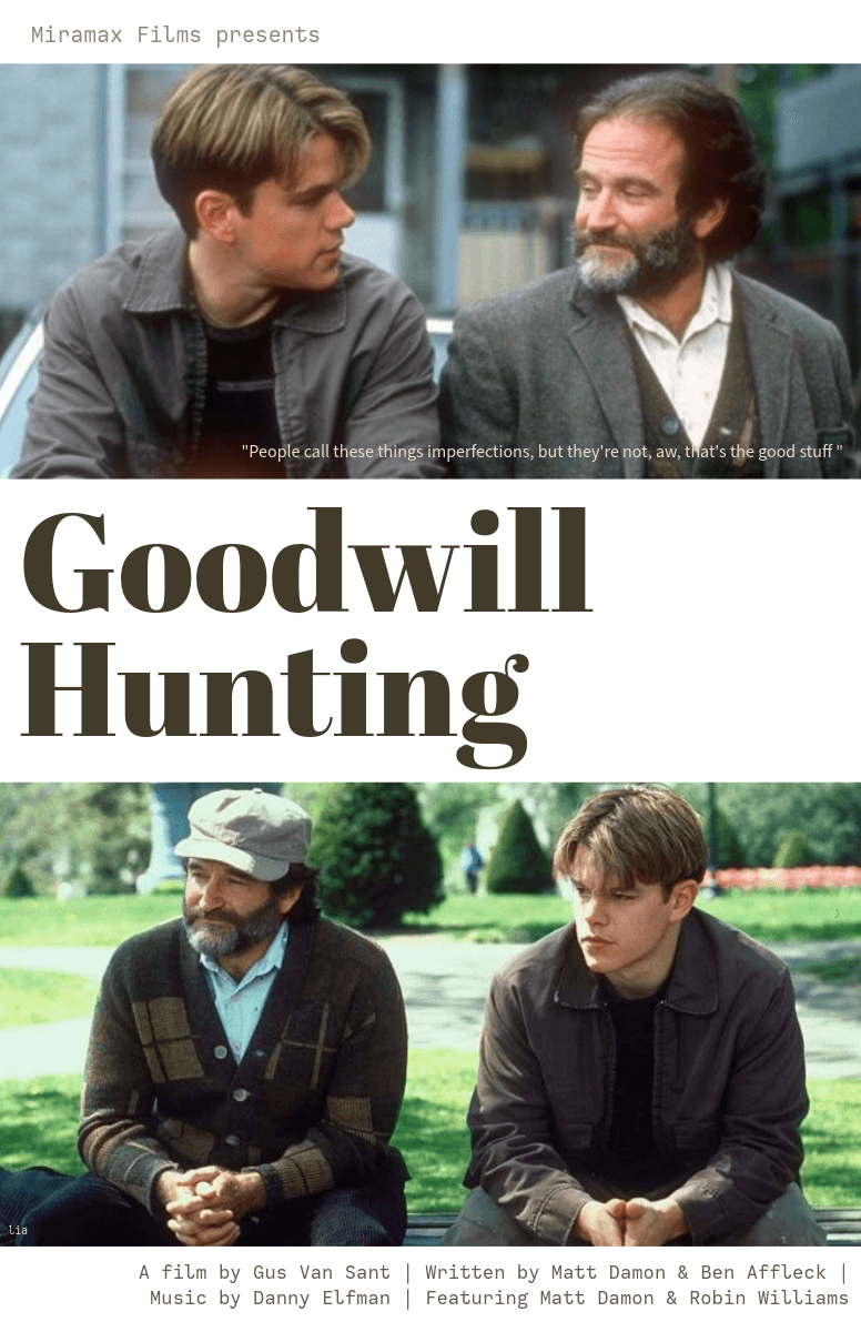 Good Will Hunting poster