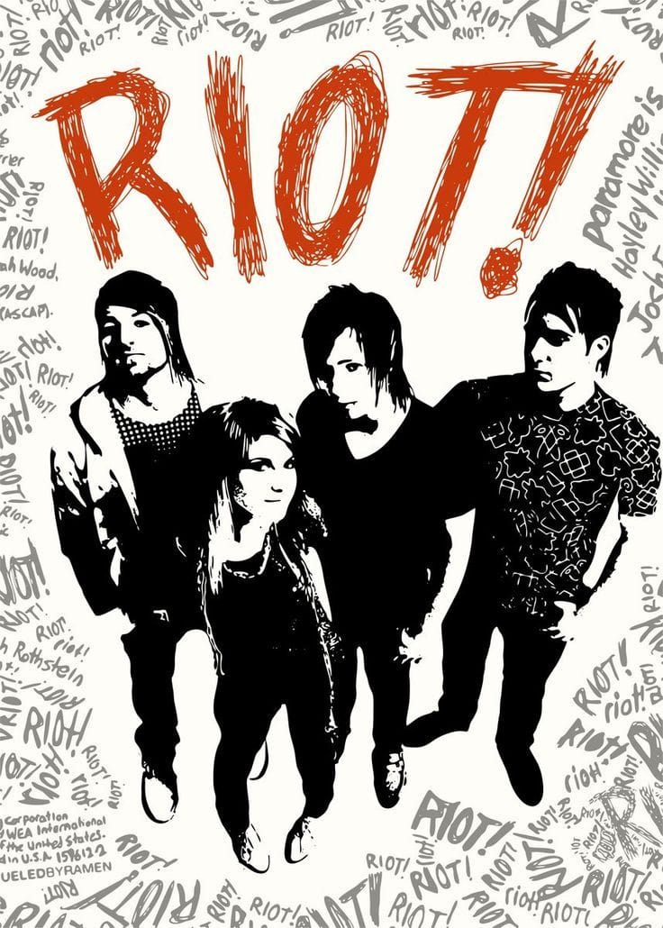 Paramore RIOT! Poster