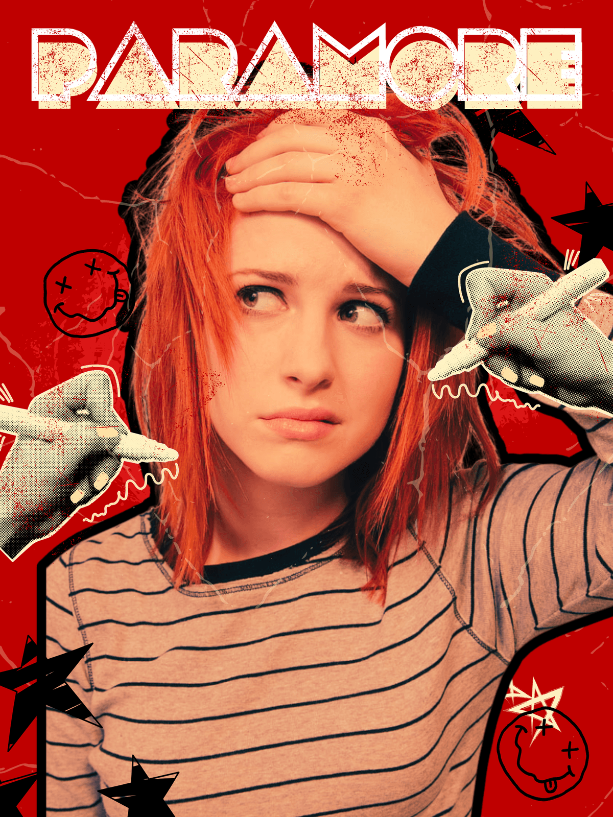 Paramore self made poster