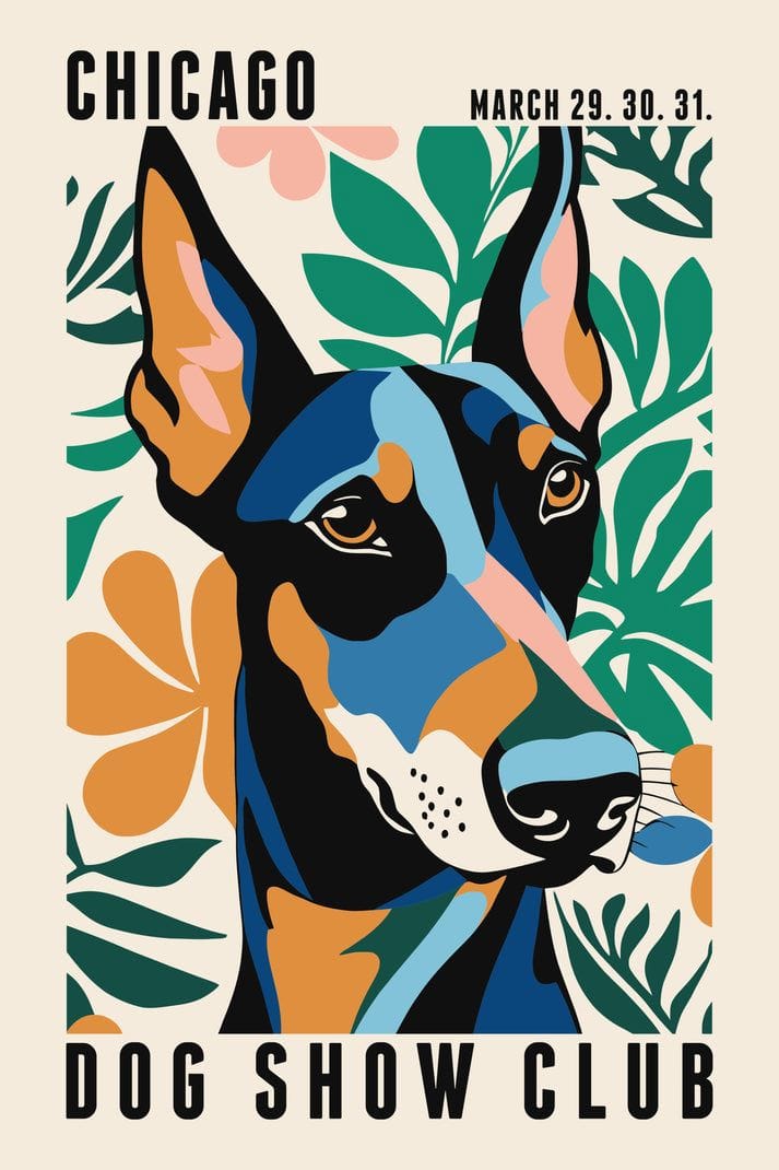 Chicago Dog Show Poster