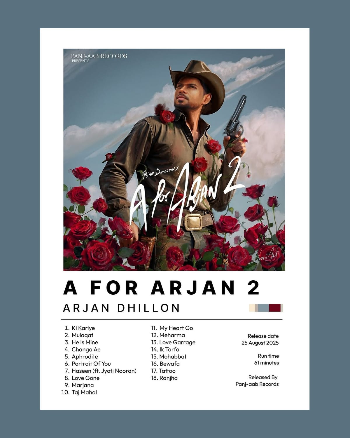 A FOR ARJAN 2 || ALBUM POSTER