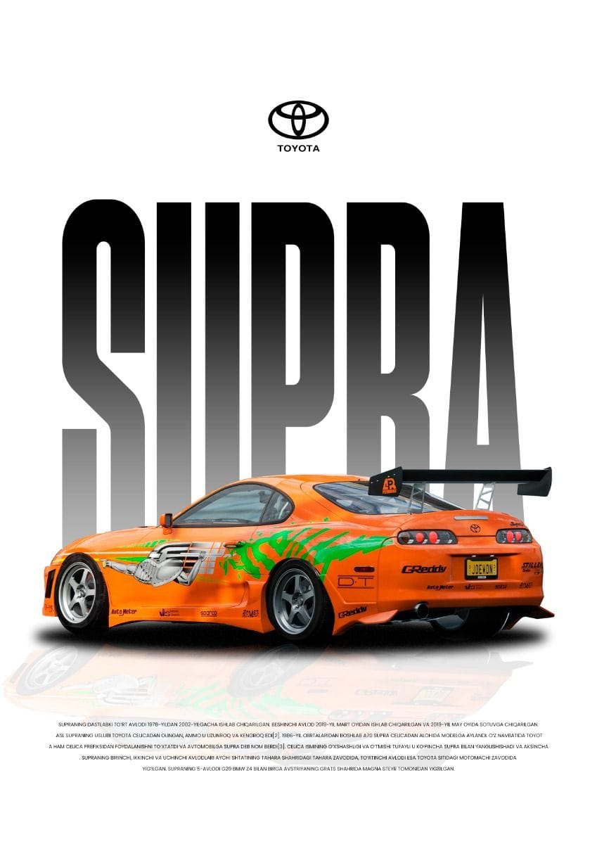 Supra mk 4 poster