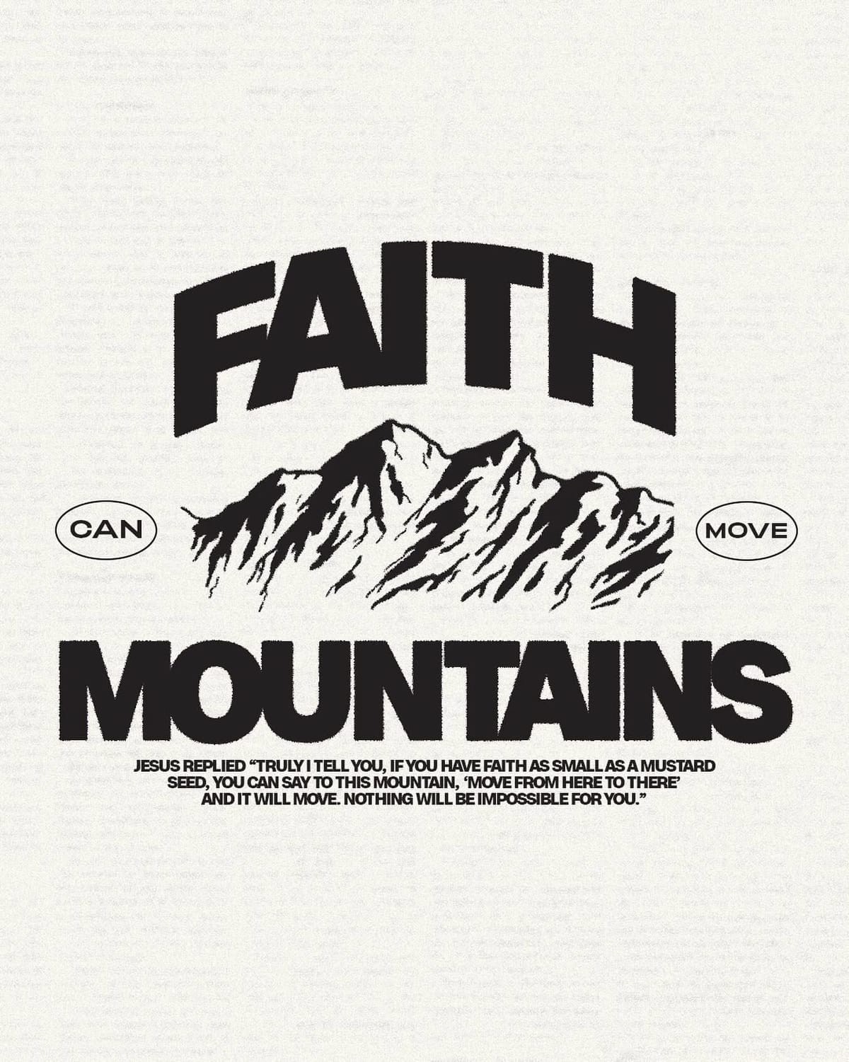 Faith and Mountains T-Shirt - Free Chapel Bible Quote...