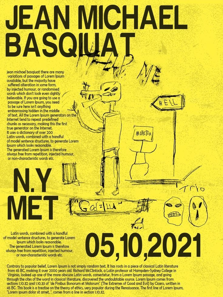 basqiuat made up poster