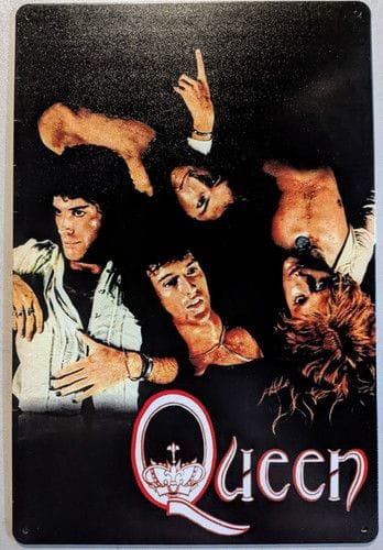 QUEEN 'Sheer Heart Attack' Tin Metal Vintage Poster Sign 8\