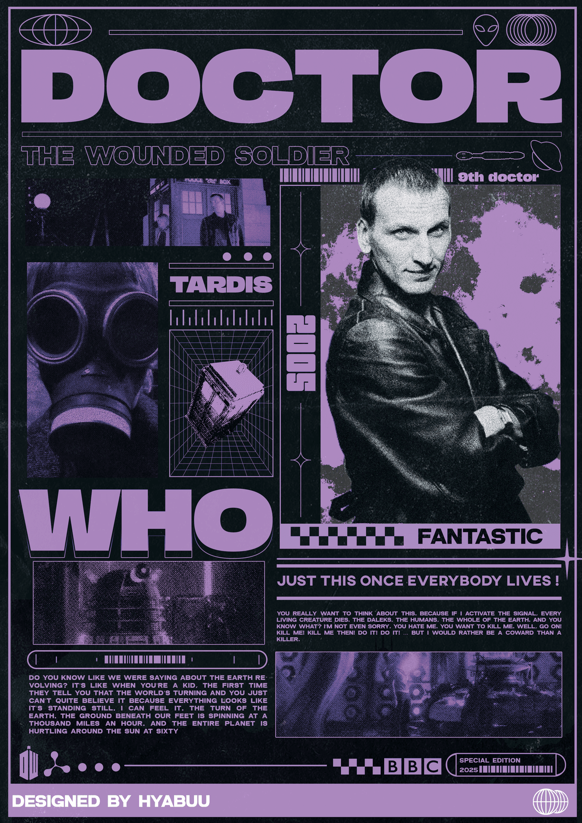 The Wounded Soldier: A 9th Doctor Tribute Poster