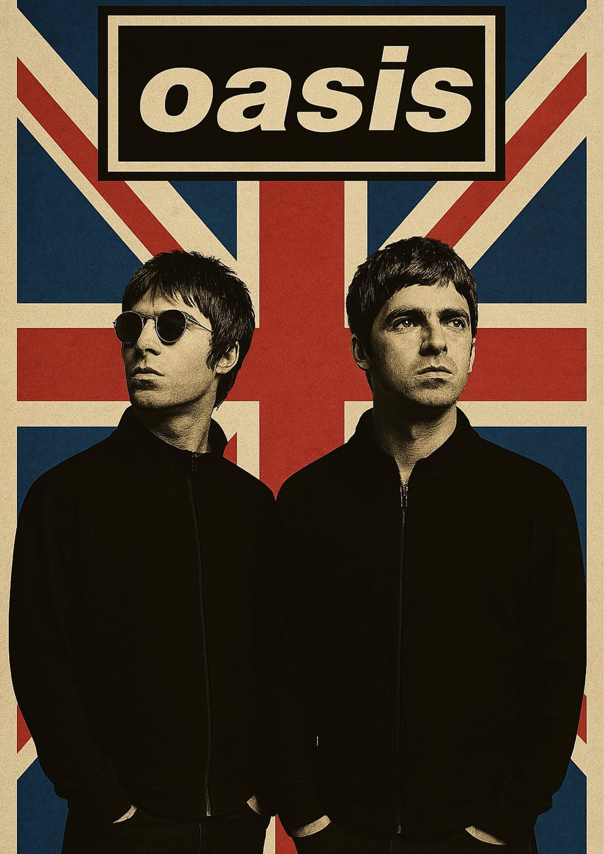 Oasis- Noel Gallagher and Liam Gallagher Wall Art