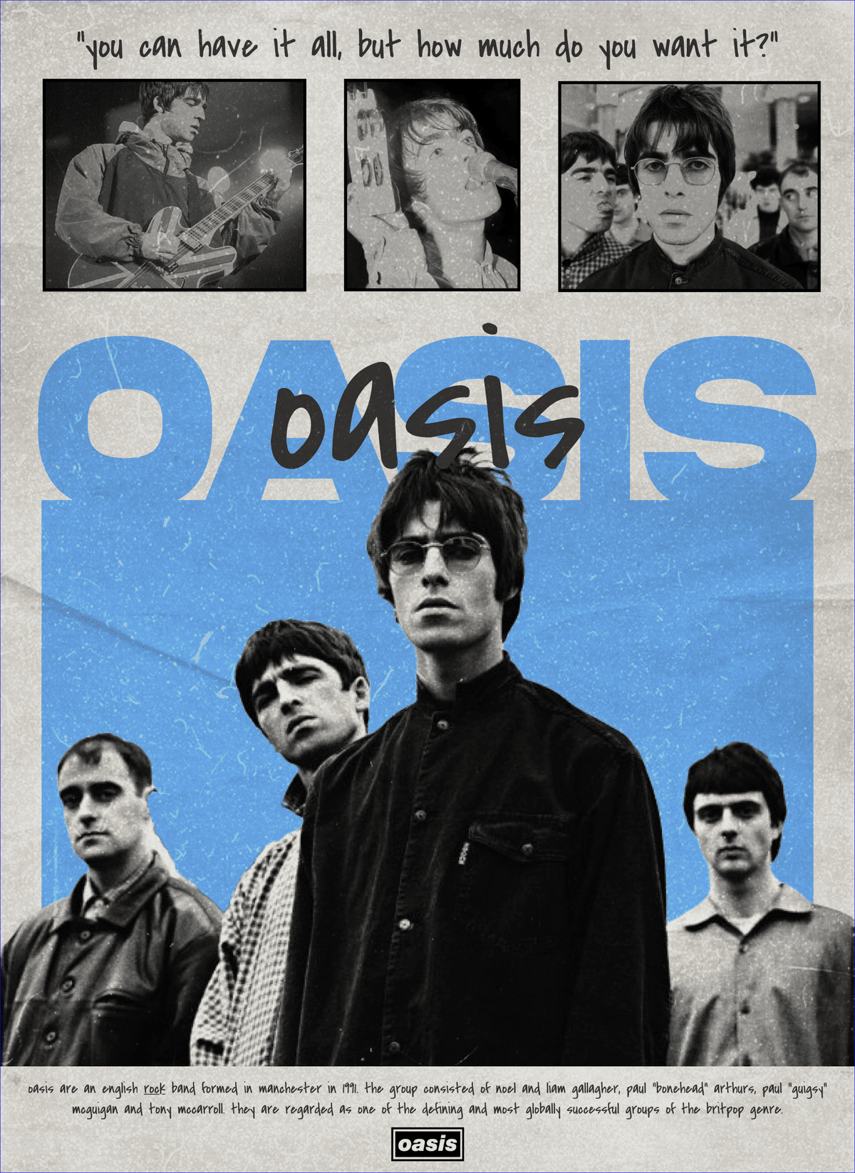 oasis poster | графический дизайн | постер | poster | graphic designer | oasis