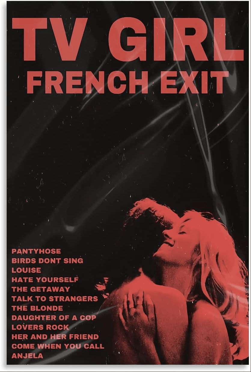Tv Girl Poster French Exit Album Cover Posters Poster Decorative Painting Canvas Wall Art Living Roo