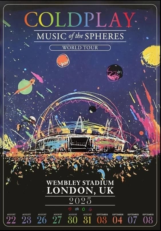 Coldplay poster