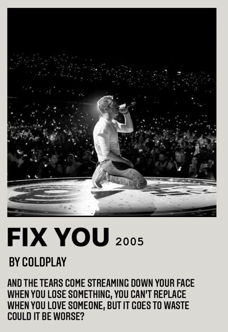fix you - coldplay